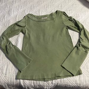 Light green Free People shirt